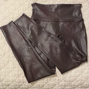 Spanx Faux Leather Leggings